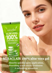 MIRACLAIR Aloe Gel for face and body use, cooling relief.