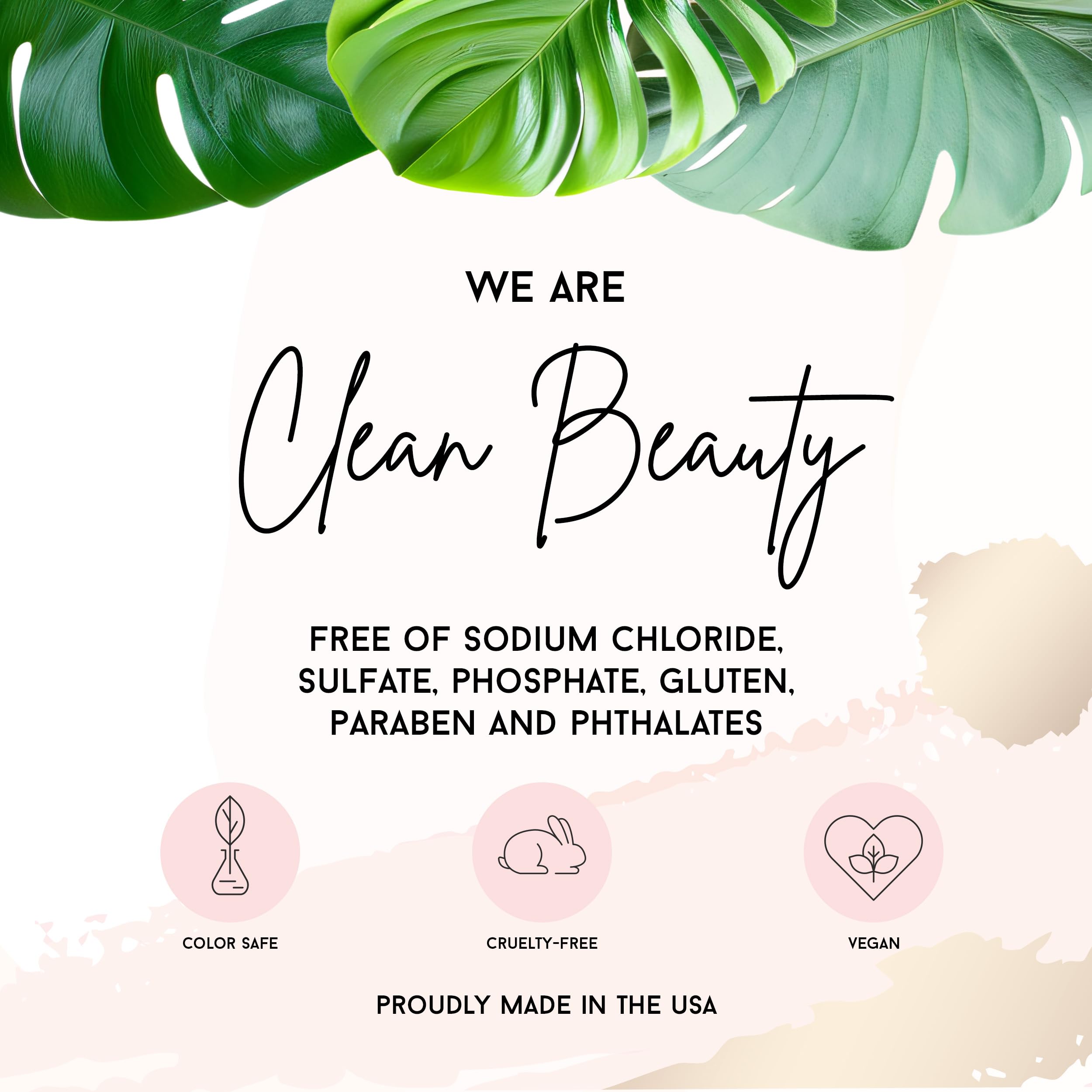 Miracle Elixir Joyce Giraud hair care setup implying moisture and shine