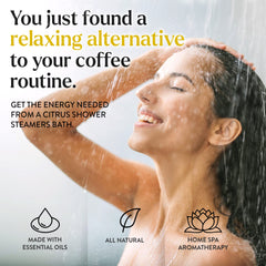 Miracle Made shower steamers in shower use release aromatherapy without extra steps
