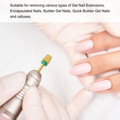 MIRACLE Nail Bits forward and reverse rotation for left/right-handed users.
