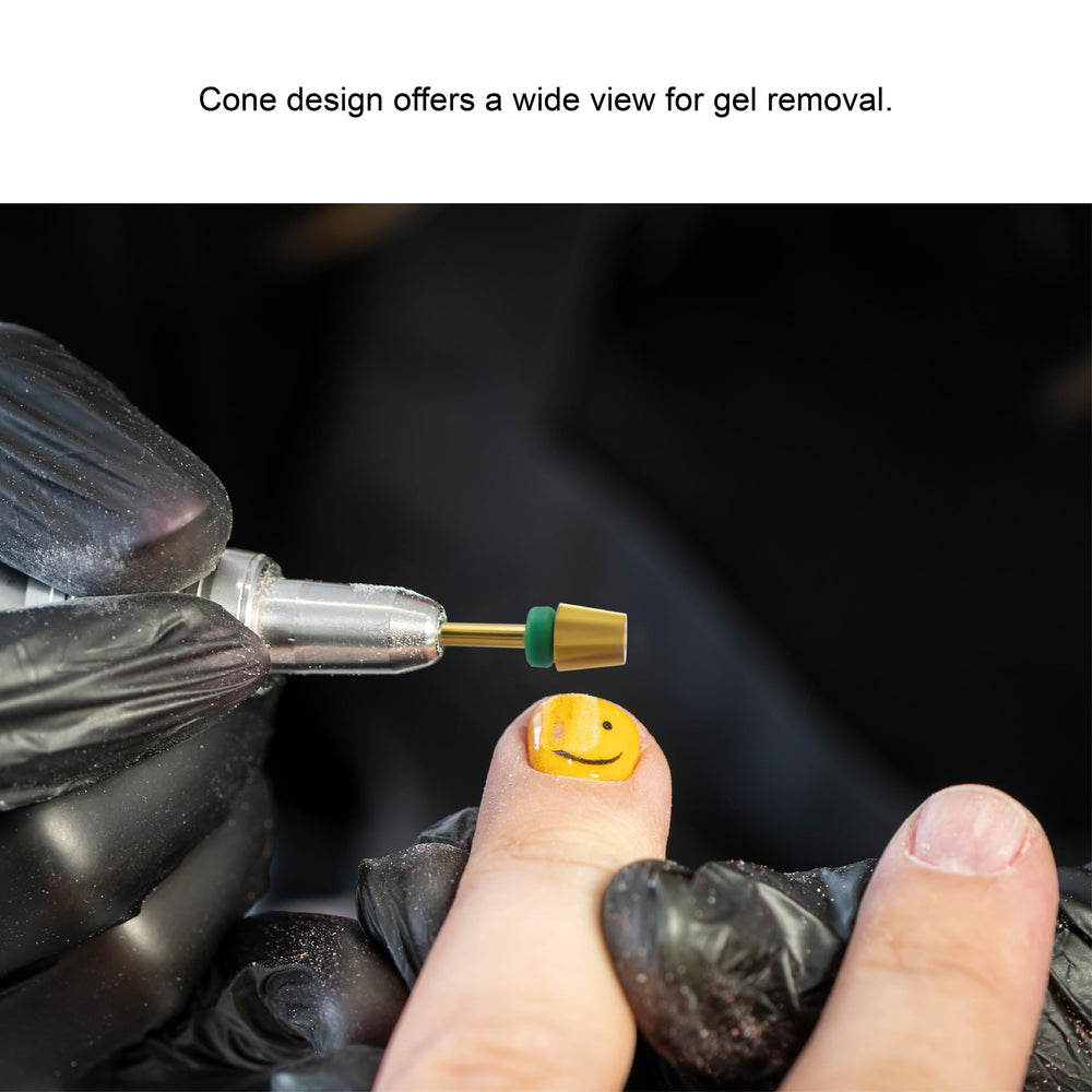 MIRACLE Nail Bits feature heat dissipation and low vibration for comfortable use.