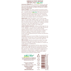 Miracle of Aloe combo pack shows 8 oz foot cream and 1 oz hand cream.
