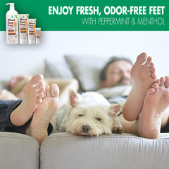 Miracle of Aloe daily foot care routine image promoting all day hydration