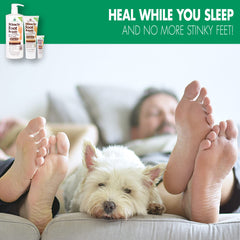 Miracle of Aloe hand repair quickly absorbs for dry, cracked hands.