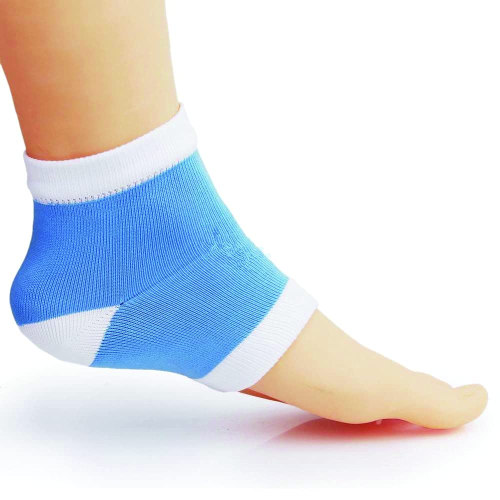 Breathable, washable Miracle of Aloe gel socks for overnight care