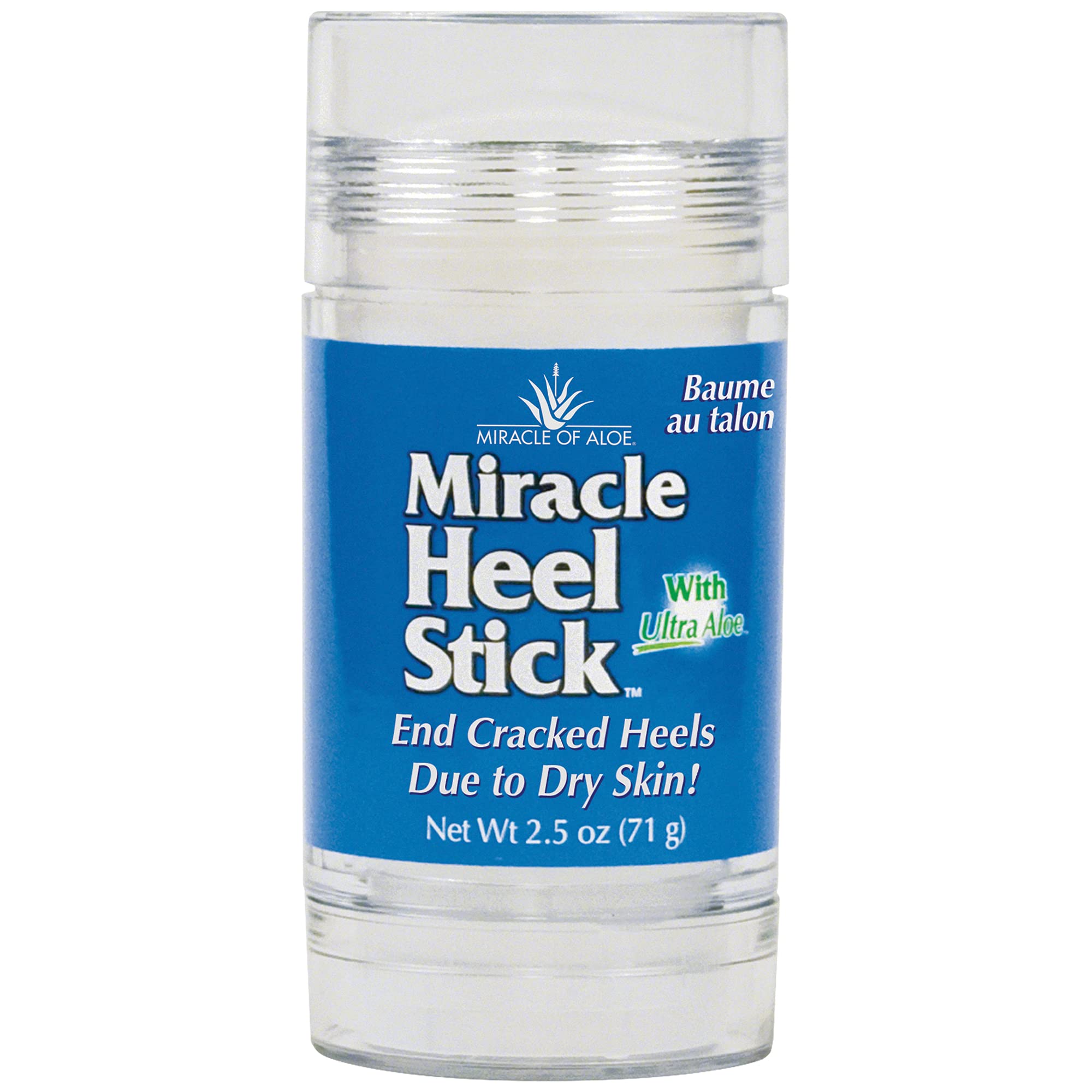 Miracle of Aloe silicone gel heel socks worn for overnight moisture and comfort