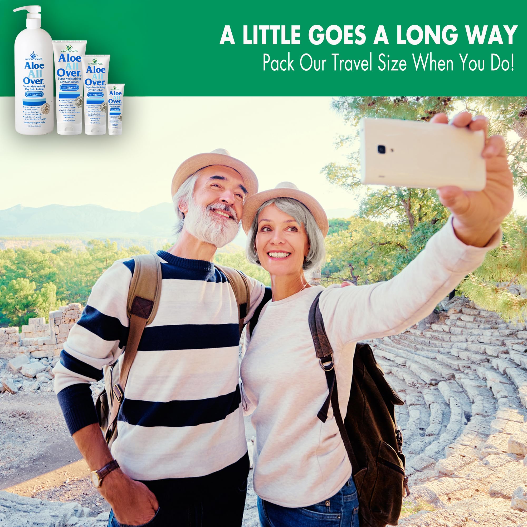 Miracle of Aloe soft skin glow after use.