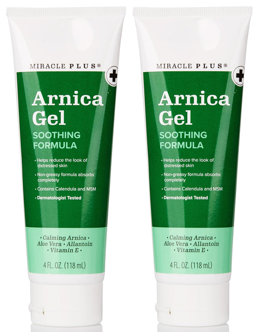Miracle Plus Arnica Bruise Gel front label showing bruise care potential
