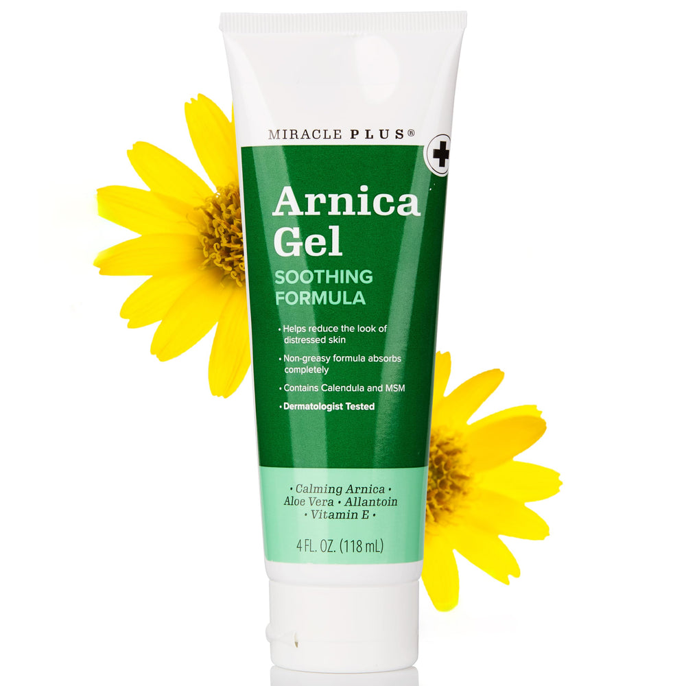Dermatologist-tested and allergy-tested arnica gel