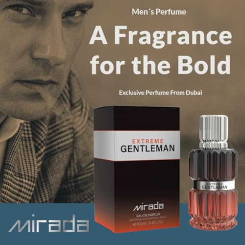 MIRADA Gentleman Extreme bottle cap close-up shows premium craftsmanship for upscale grooming.