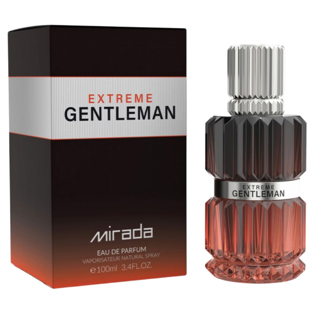 MIRADA Gentleman Extreme bottle front highlights bold design for confident evenings.