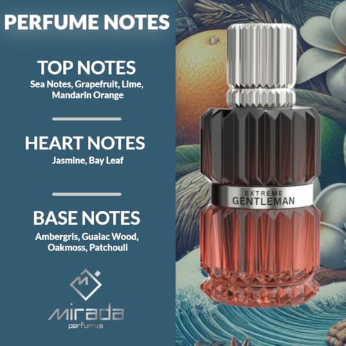 MIRADA Gentleman Extreme splash captured mid-air suggests refreshing citrus lift.