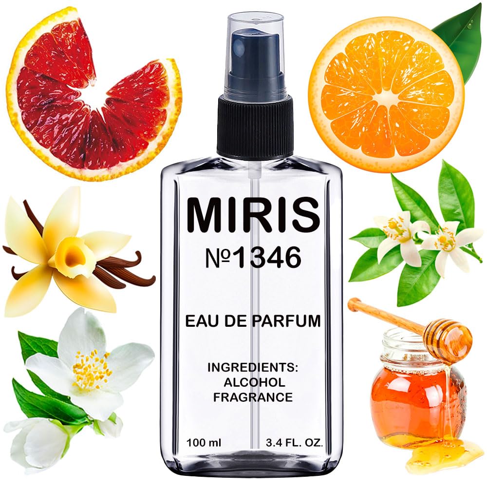 MIRIS No. 1346 bottle front view with floral fragrance profile for daily wear.