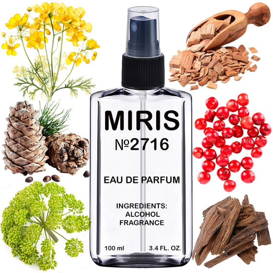 MIRIS No. 2716 royal oud bottle front exudes luxury and depth.