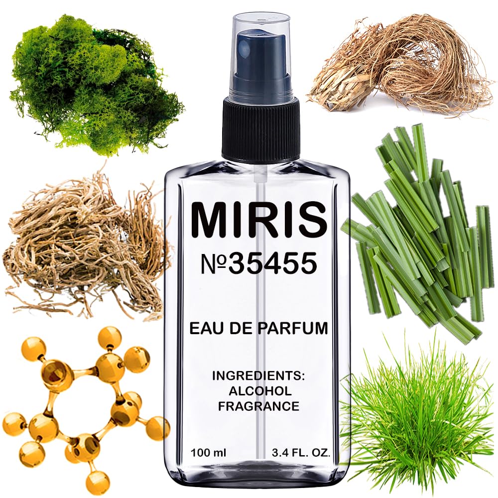 MIRIS No. 35455 spray front view, long-lasting unisex fragrance for daily wear.