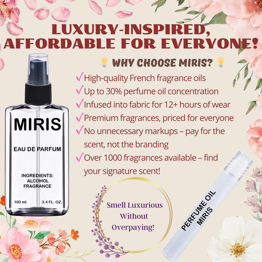 MIRIS No. 35578 spray mist demonstrates oriental fragrance in action.