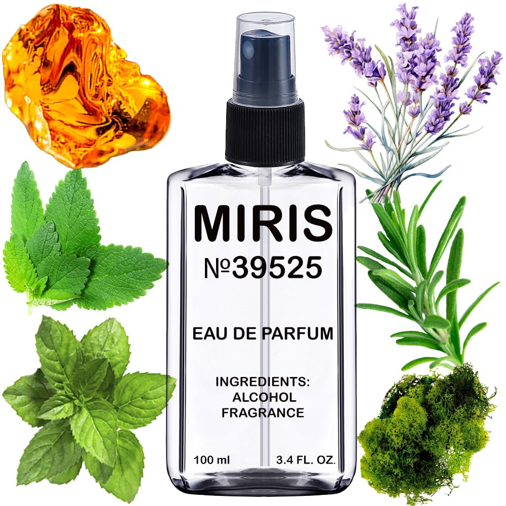 MIRIS No. 39525 bottle closeup showing premium design for daily wear