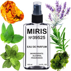 MIRIS No. 39525 bottle closeup showing premium design for daily wear