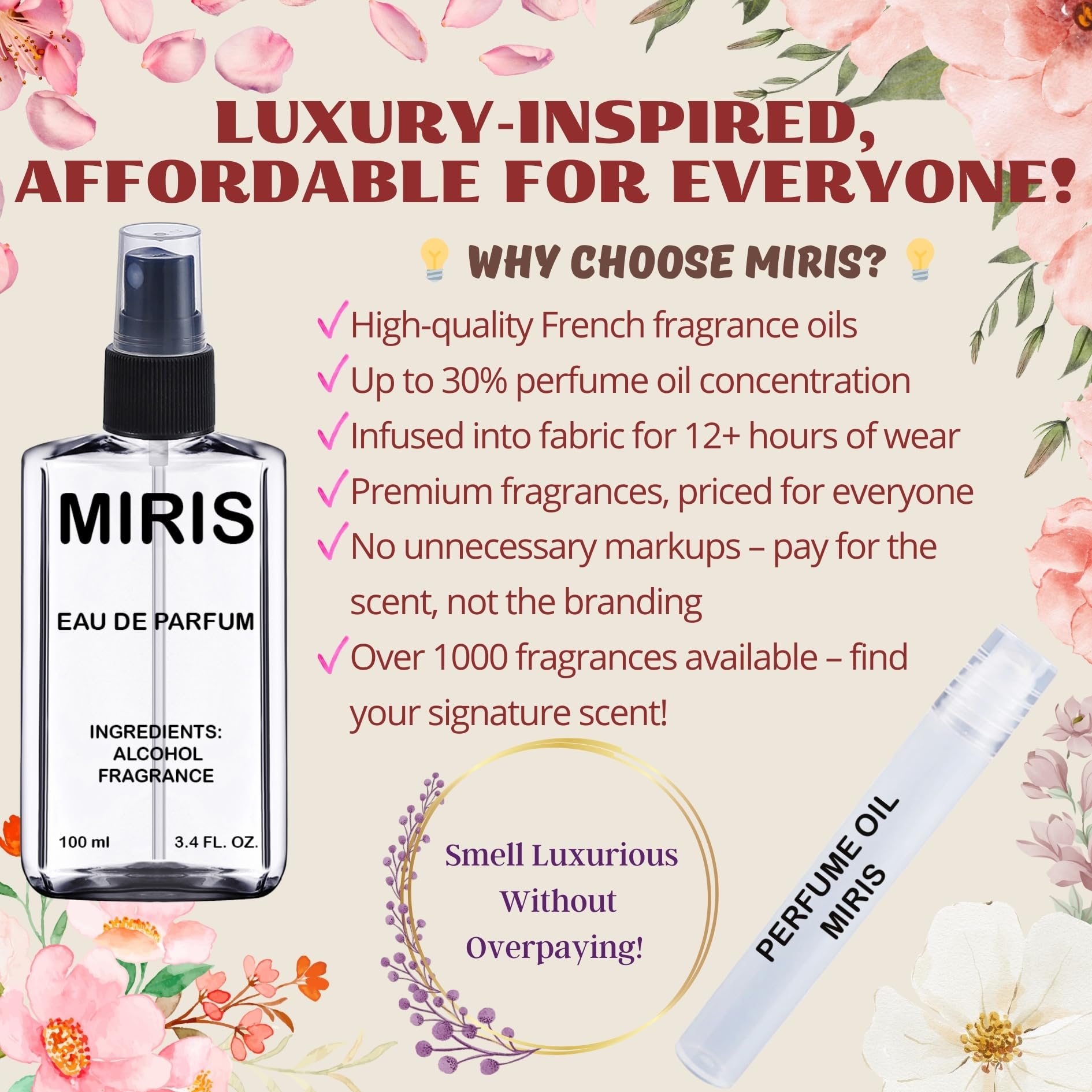MIRIS No. 39525 spray action demonstrates easy application