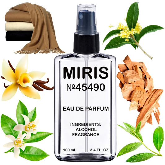MIRIS No. 45490 bottle front view highlighting premium fragrance design