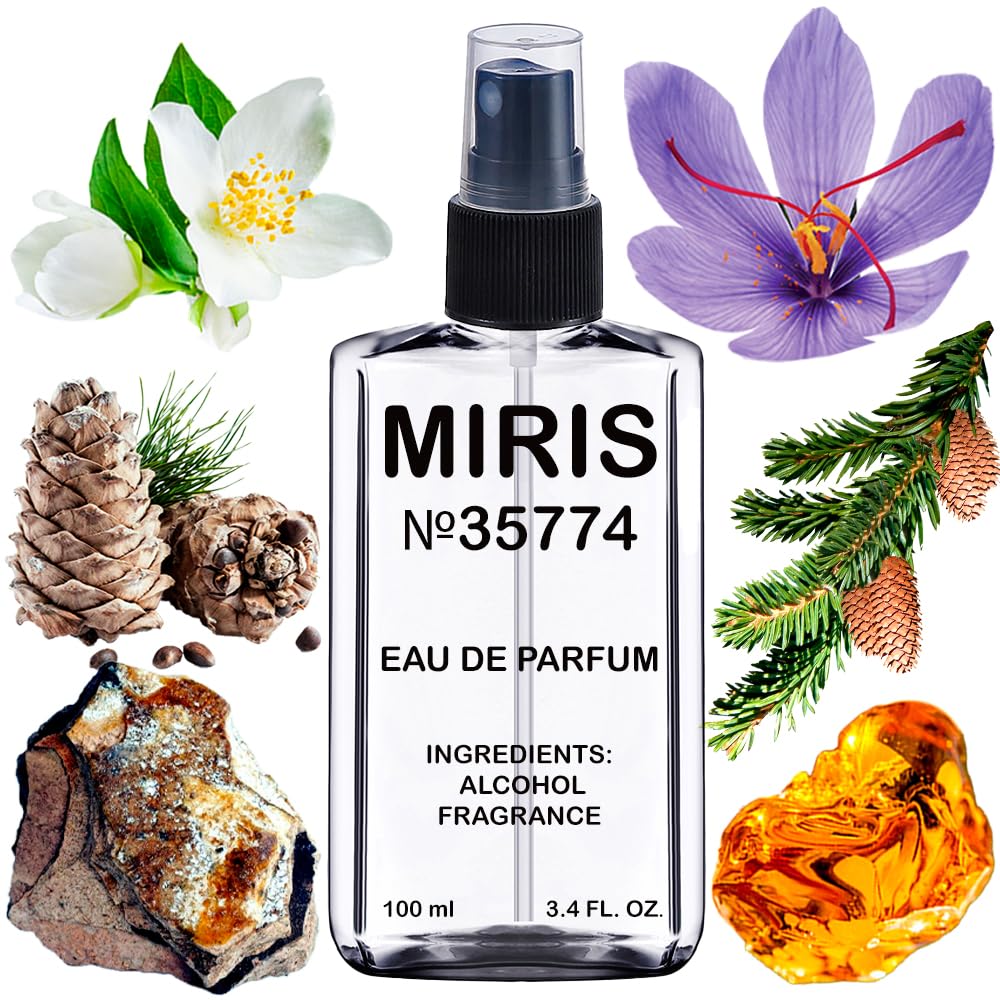 MIRIS No. 35774 bottle closeup highlighting premium design and refined fragrance intent.