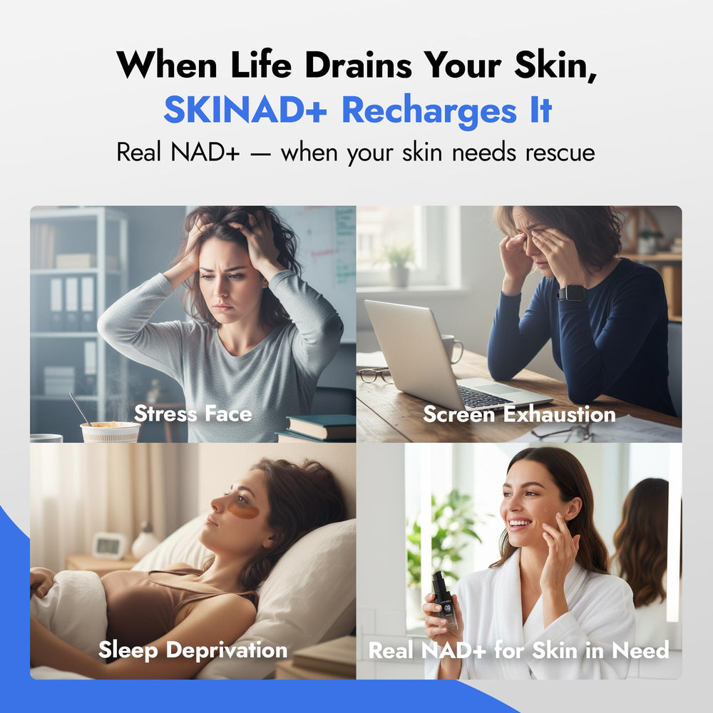 Mirror Skin SKINAD+ includes Green Tea Zinc Niacinamide for protection and balance.