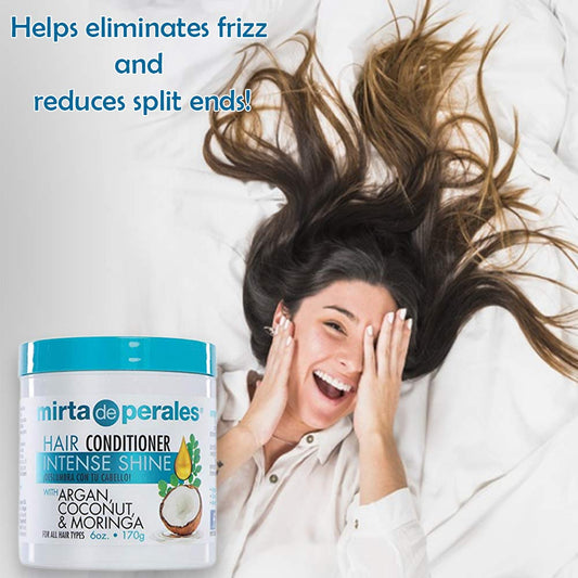 Hair after use shows bright shine and controlled ends.