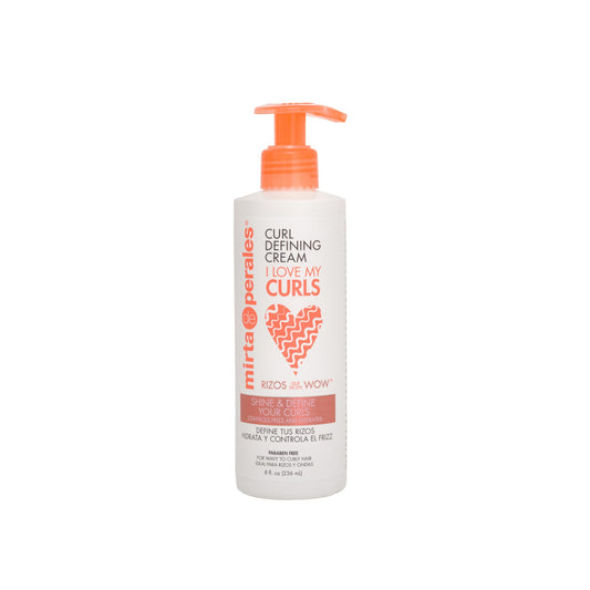 Mirta De Perales Curls Defining Cream packaging with hydrating formula