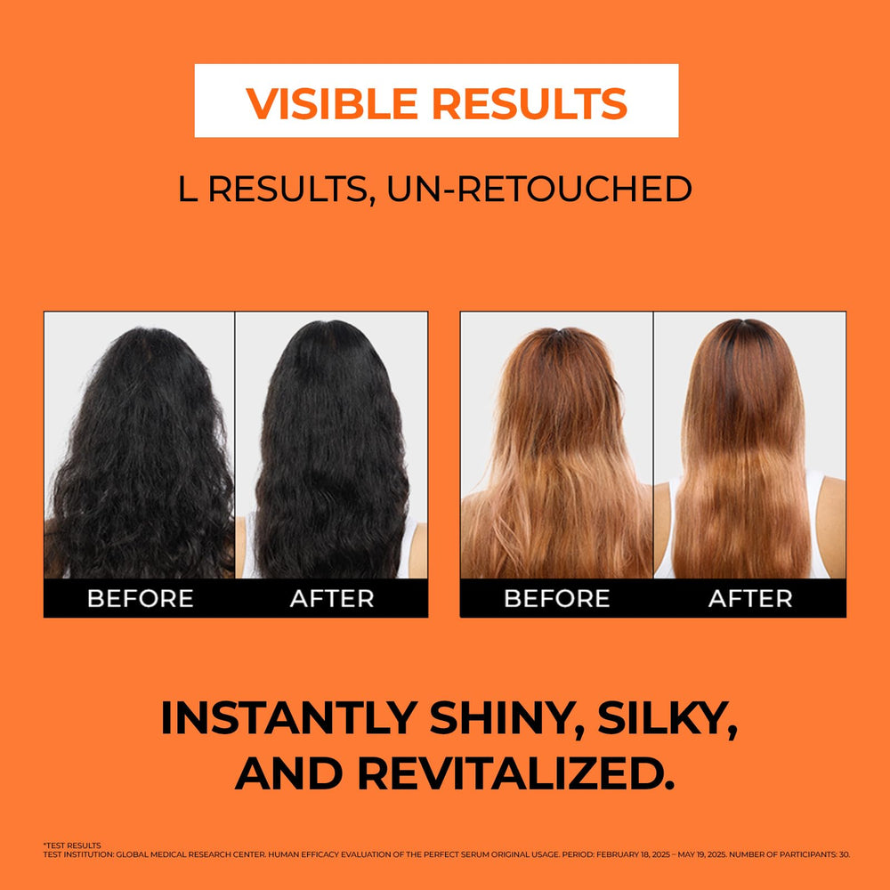 Mise En Scene Perfect Serum Original near-heat tool protect up to 446F