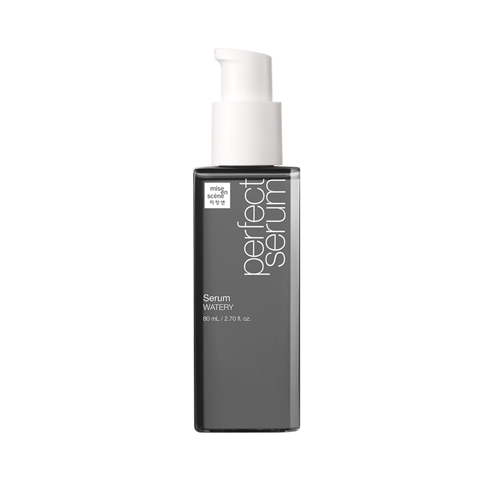 Mise En Scene Perfect Serum Watery bottle front view for weightless hydration