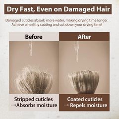 Mise En Scene Salon Application to towel-dried hair demonstrates usage steps.