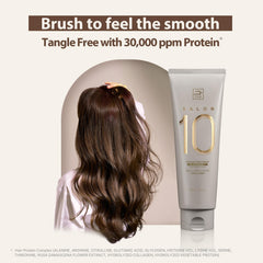 Mise En Scene Salon Close-up highlights the protein-rich formula.