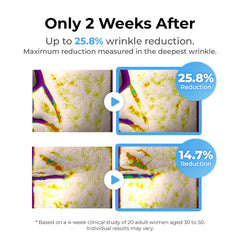Miss Myer SnowTox serum texture shown for a silky, quick-absorb glide.