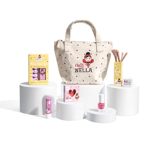 Miss Nella Girly Girl Kids Makeup Palette for safe, playful looks