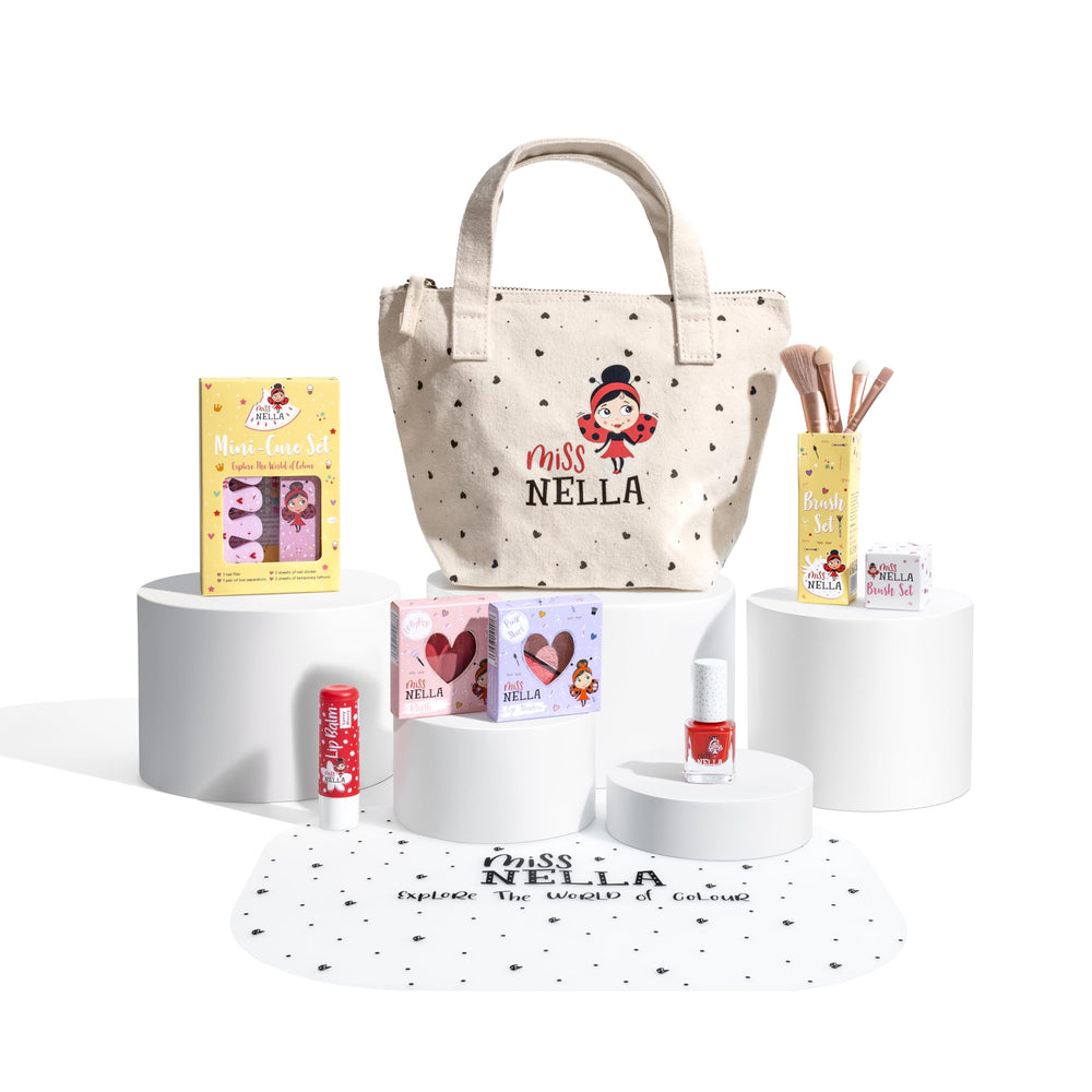 Miss Nella Glamorous Picks makeup palette for kids, ideal for creative play and safe experimentation