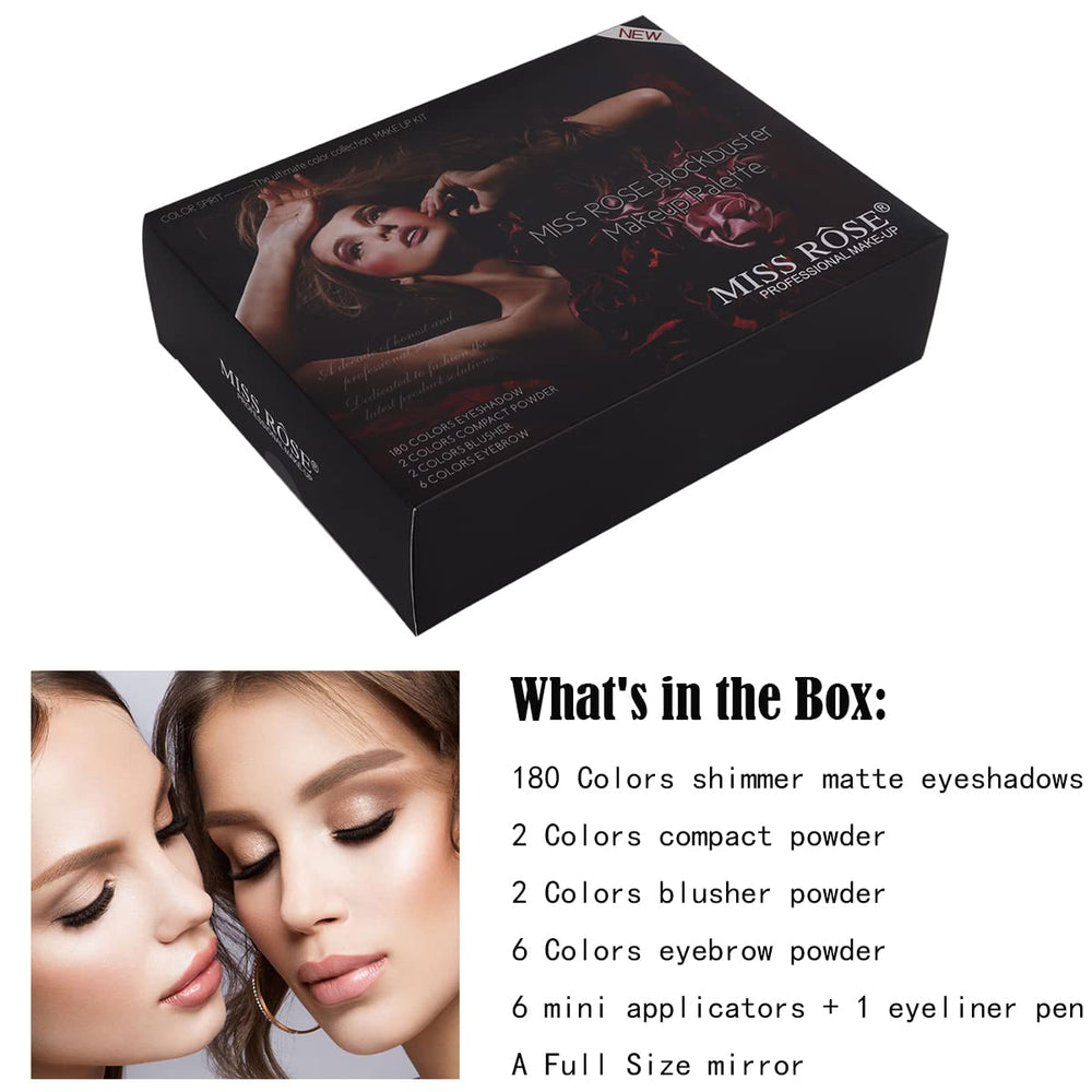 Miss Rose full-size mirror helps you perfect makeup anytime, anywhere.