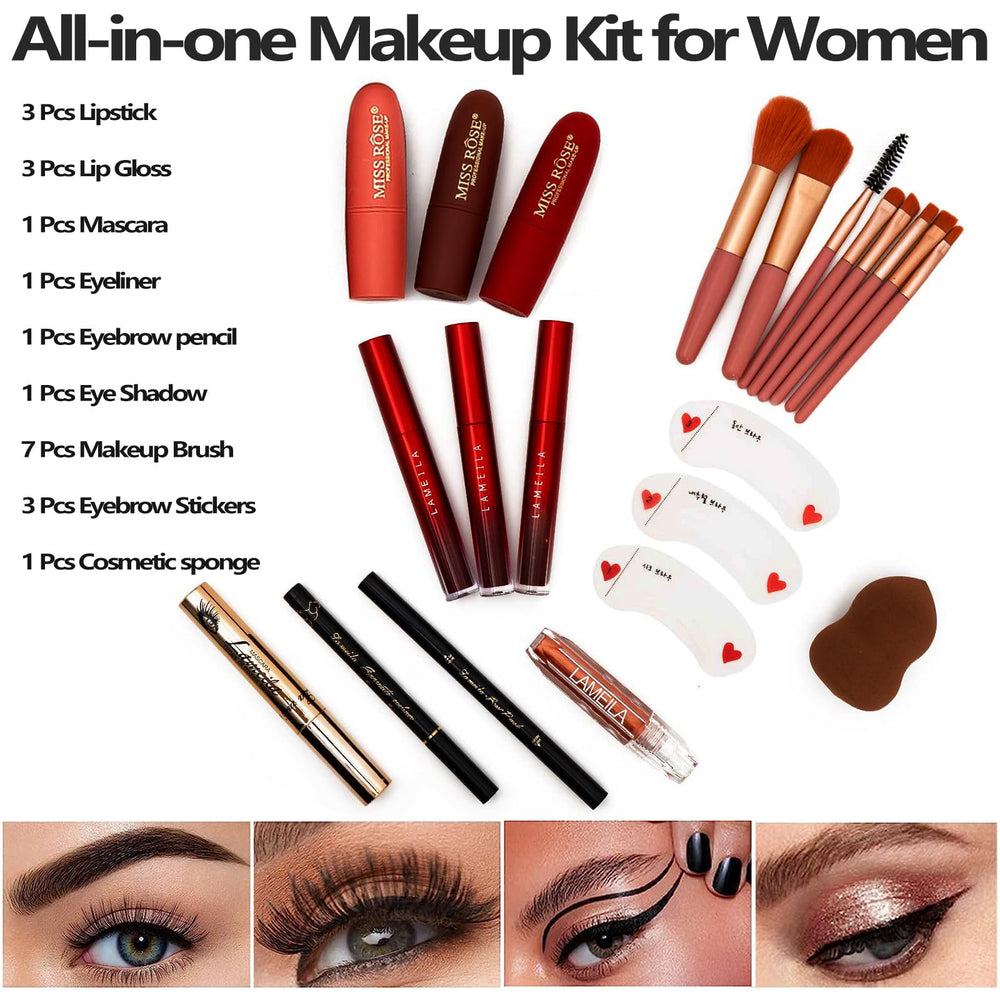 Miss Rose M 187 Colors palette swatches showing varied shades for versatile looks