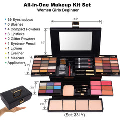 Miss Rose M58 kit inside view showing diverse shades for daily or party looks