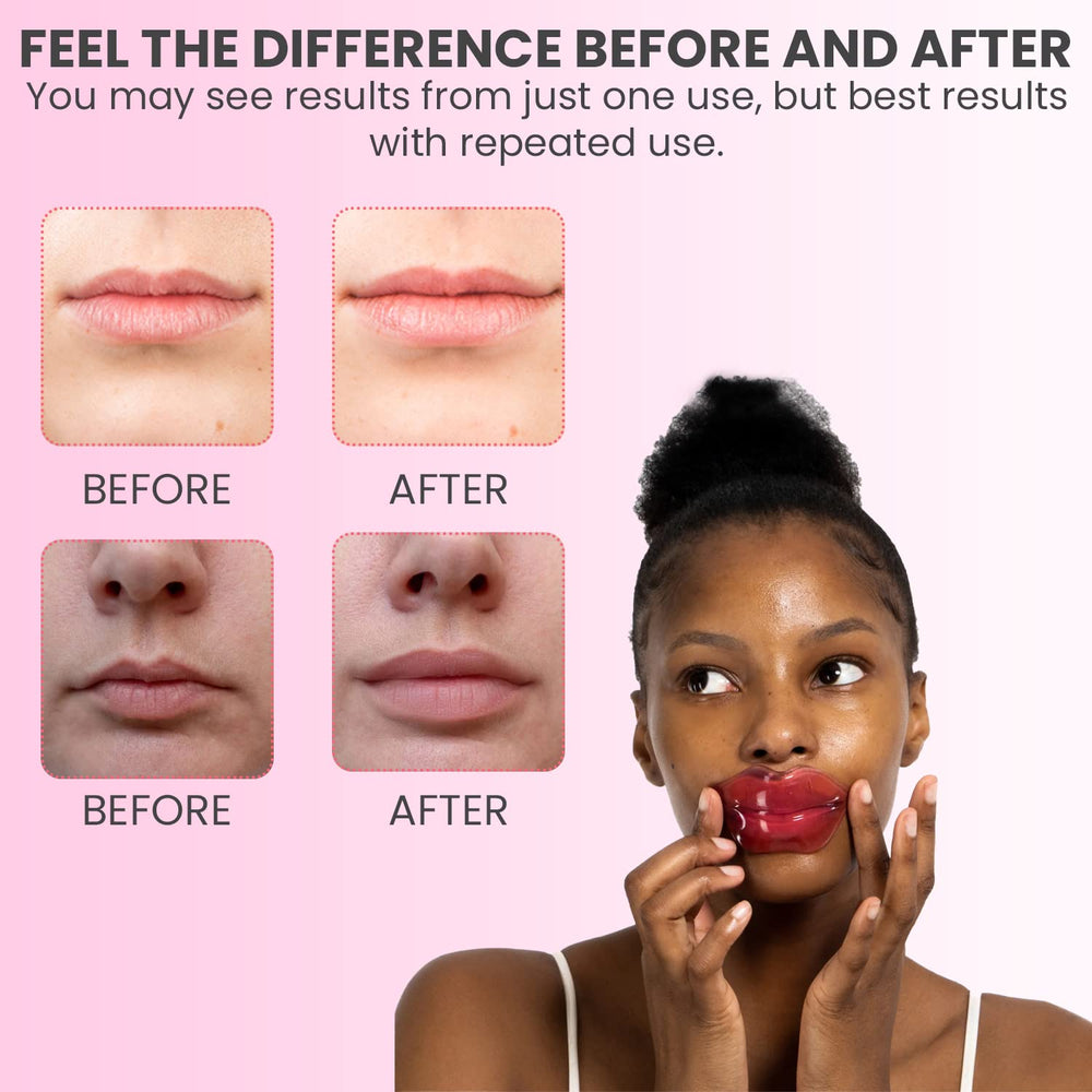 Close-up applying MISS SPA Lip Mask for soothing hydration