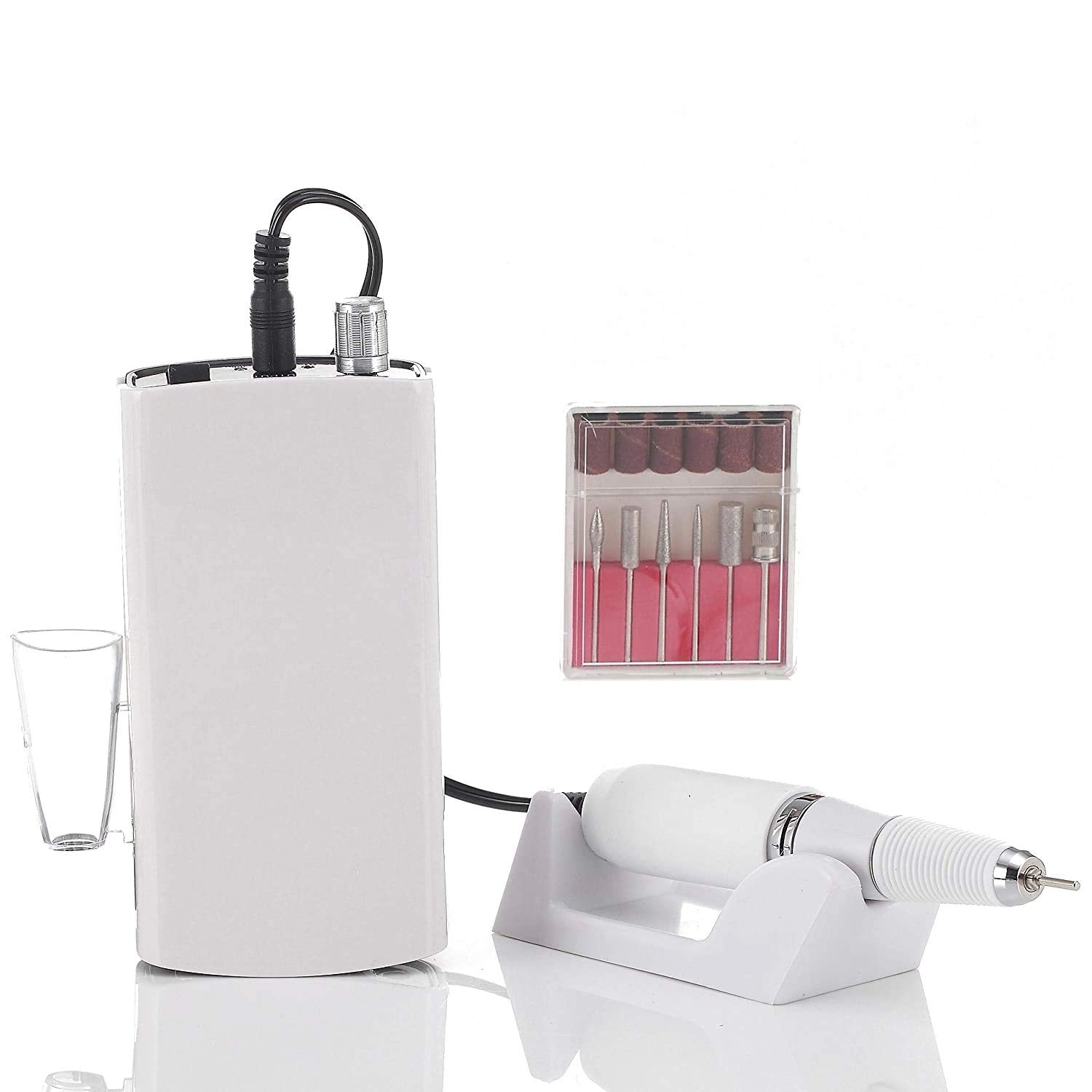 Miss Sweet portable nail drill battery pack for cordless convenience.