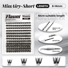 MissAiry DCurl clusters with transparent band blend seamlessly for lightweight all-day wear.