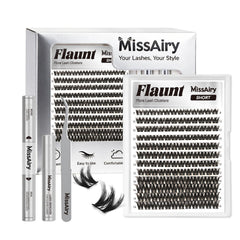 MissAiry Flora short clusters 8-14mm deliver wispy, natural volume for everyday lashes.