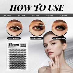 MissAiry reusable lash clusters provide multiple wears with proper care