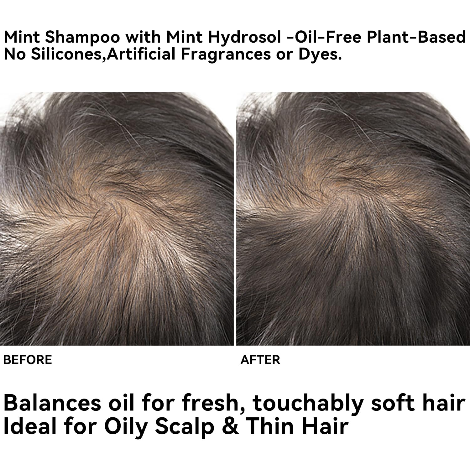 MISSEDSEN nourishing mint shampoo strengthens hair roots