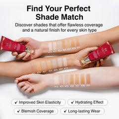 MISSHA M Perfect Cover bottle with compact packaging supports on-the-go touch ups.