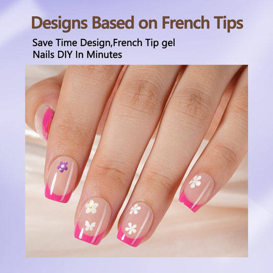 Misssix 150pcs nails close‑up showing comprehensive DIY set