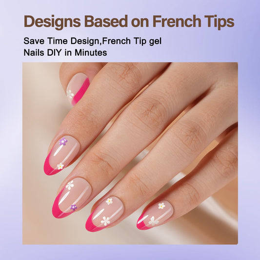Misssix 150pcs nail tips arranged in sizes for easy DIY fitting