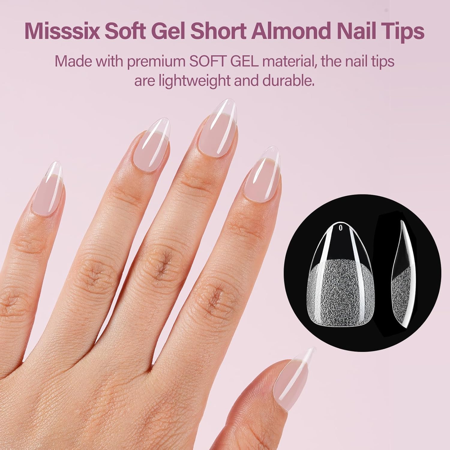 Misssix 5ml 9-in-1 gel glue detail for quick bonding and hold.