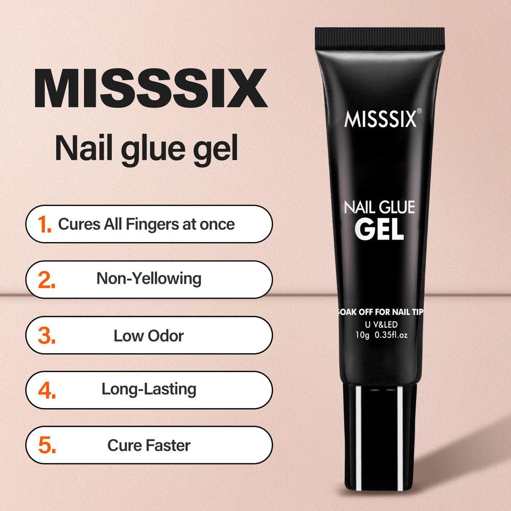 Misssix portable UV LED lamp for fast, even curing