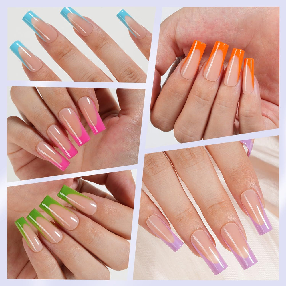 Misssix XBASICTIPS require no filing—stick on, cure with gel, and go.